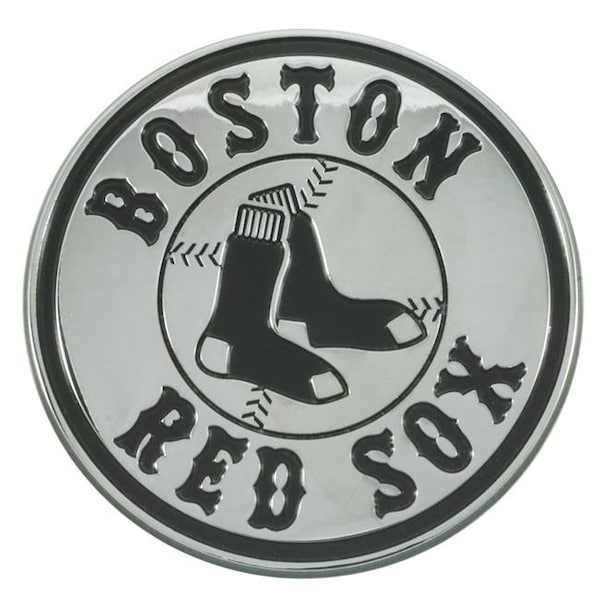 Fanmats Fanmats 4298905634 Boston Red Sox Premium Metal Chrome Auto Emblem 4298905634 - main
